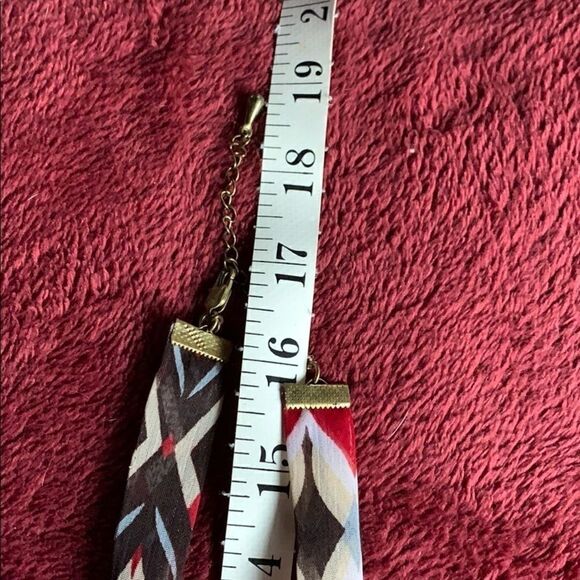 Marks and Spencer’s chunky wood and ribbon Necklace 35-38” long - Picture 6 of 6